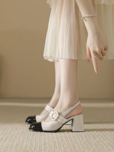 Mary Jane High Heels One-Strap Sandals