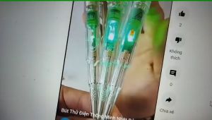 Bút Kiểm Tra Điện Áp Thông Minh Bút Kiểm Tra Cảm Ứng AC Không Tiếp Xúc Vôn Kế Máy Dò Điện Chỉ Báo Tuốc Nơ Vít Điện Bút Kiểm Tra Điện Áp