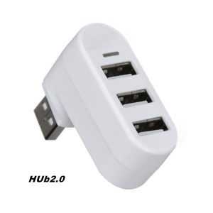 USB Hub 3.0 Adapter Rotate High Speed U Disk Reader USB Splitter 3 Ports USB 2.0 for Xiaomi Macbook Pro Laptop PC Accessories