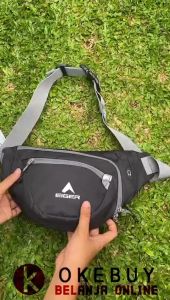 Tas Selempang Eiger 4106 Crystallin Waist Bag 3L Abu-Abu