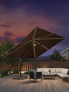 ZIYE | Solar LED Outdoor Umbrella