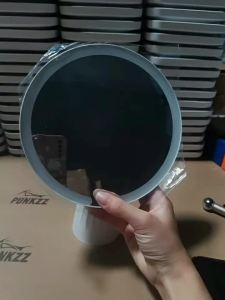 Touch Three-color Dimming Light HD Makeup Mirror