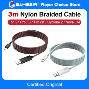 GameSir | GameSir 3m Nylon Braided Cable for G7 Pro G7 Pro 8K Cyclone 2 Nova Lite X5 Lite G7 SE G8 G8+ MFi X5s Kaleid Flux Gamepad