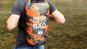 Beach Waterproof Bag Camouflage 10L/20L Dry Bag Crossbody Bag Shoulder Bag Outdoor Travel Bag