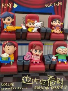 Quà Tặng Rạp Chiếu Phim Mới Crayon Shin-chan Nhà Hát Phiên Bản Nhật Bản Hàng Có Sẵn Hộp Búp Bê Mù Mới Crayon Shinchan