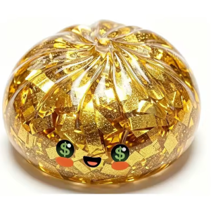 Beast Kingdom | Đồ Chơi Bóp Hình Bánh Bao Lấp Lánh Có Hộp - Đồ Chơi Bóp Cảm Giác Giảm Căng Thẳng Đạo Cụ Hóa Trang Bánh Bao Cho Người Lớn
