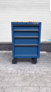Tủ dụng cụ CSPS 61cm - 04 hộc kéo màu xanh dương kèm bánh xe