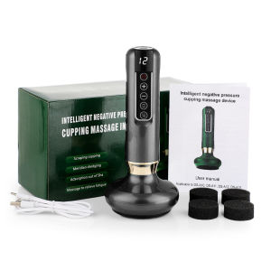 Hailicare | Electric Cupping Massager Handheld Vacuum Suction & Gua Sha Heating Rechargeable Body Massage Device for Home