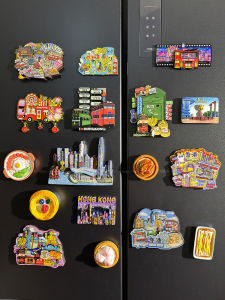 Creative 3D Victoria Harbor Fridge Magnet