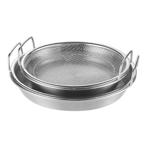 304 Stainless Steel Food-Grade Strainer Rack Steamer Basket Kitchen Plate