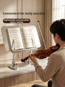 MINGZHUO | Portable Adjustable Desktop Sheet Music Stand