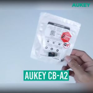 Aukey Adapter USB 3.0 to Type-C OTG / Adapter Micro USB to Type-C OTG - Hight Speed 5Gbps - 500864 / 500173 Black White CB-A1 / 500922 CB-A2 Garansi Resmi Original