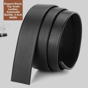 NIUDANGJIA | No Buckle Automatic Closure Leather Belt