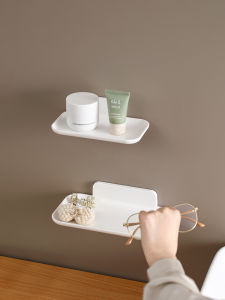 FaSoLa ตู้เสื้อผ้าติดผนังพับได้สำหรับห้องน้ำ ห้องน้ำ โทรศัพท์มือถือ ชั้นวางของ ชั้นวางของในห้องนอน ชั้นวางของในหอพัก ไม่ต้องเจาะ