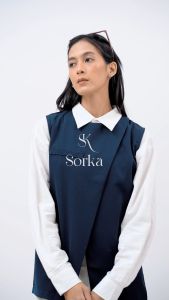 Hana Vest - Vest Premium - Outer Polos - Rompi Wanita Kekinian - Sorka Indonesia