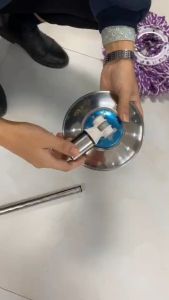Revolving Mop Head Stainless Steel Household Floor Mop Head Replacement Mop Head Spin Cleaning Home Tools