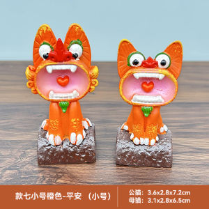 Yunnan Tile Cat Wadang Cat Spirit Beast Desktop Decoration Tile Cat Doll Decoration Yunnan Tourism Souvenir Hand Gift
