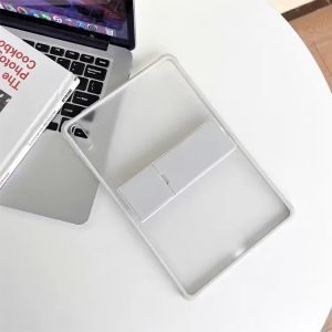 Matte Frosted Bracket Case for Samsung Galaxy Tab S11 2025 S10 Lite Fe A9 Plus 11" 8.7 S9 FE S8 S7 Plus 12.4 PC Shockproof Cover
