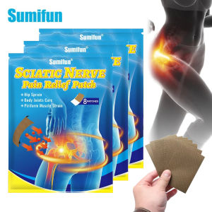 8/16Pcs Sumifun Sciatica Patches Hip Nerve Pain Relief Massage Sticker Arthritis Rheumatism Painkiller Herbal Medical Plaster