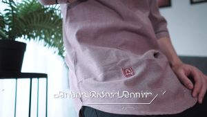 Baju Kemeja Muslim Pria Dewasa Simple Dengan Resleting Lengan Pendek Koko Ghazi Blue