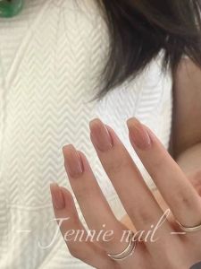 Handmade Nail Tips Ice Transparent Bare Color Soft New 2025 Wearable False Nails for Pregnant Women And Brides Versatile Nail Art