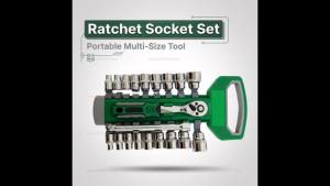 OLOEY | 1/4 3/8 Inch Ratchet Socket Set Automotive Motorcycle Repair Hand Tools Spanner Head Kit for Garage Workshop Auto Mechanical
