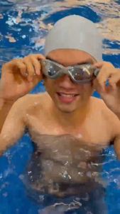 [Màu BẠC] Kính Bơi Tráng Bạc Chống Tia UV Có Bịt Tai Gắn Liền Kính Bơi Cao Cấp Chống Nước Tặng Kèm Bịt Mũi Kèm Bịt Tai Rời