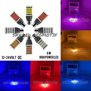 PREMIUM LAMPU SEIN SEIN DAJJAL 45 LED T10 T15 W16W SUPER TERANG 12-24VOLT HARGA 1 PCS (BIJI)