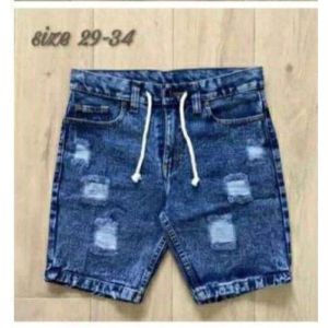 PROMO TERMURAH Celana Jeans Pendek Pria Dewasa/ Celana Jeans Pendek Sobek Distro/ Celana Pendek Jeans Terlaris 2024