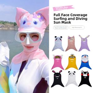 Full Face Cover Cartoon Diving Hat