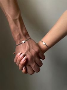 2 stainless steel material love bracelet set for couples womens fashionable and exquisite chain bracelet wearable all year ro