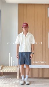 CU PANTS [2สี] กางเกงขาสั้น ทรง Bermuda Shorts (Double Pleated)  เอวสูง Classic Shorts