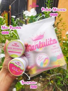 Mantulita skincare paket +sunscreen +skinbooster (isi 6)