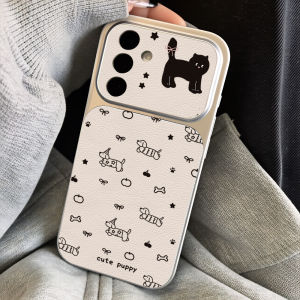 Cute Cartoon Puppy Phone Case For Samsung S26 S25 S24 S23 Ultra FE A16 A56 A57 A27 A07 A37 A55 A54 A26 A36 A17 A53 A35 Cover