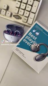 AOC | Choice AOC ACD2544 Wireless Bluetooth Earphones Ear Clip Earbuds Surround Stereo Sound Low Latency Music Gaming Clear Calls
