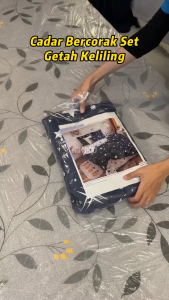 Bed Sheet Cadar Katil Single 2in1 / Queen King 4in1 Set Fitted Bedsheet Murah Getah Keliling 床单 AC#1