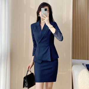 RYRYSTYLE Dresses Women New Style 2024 Grey Professional Suit Womens Set Spring Jewelry Store Formal Design Work Suit Suit 6583