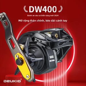 DEUKIO Baitcaster Máy Câu Cá Tỷ Lệ Bánh Răng 7.2:1 Tay Cầm Mở Rộng 16Kg Max Kéo Sợi Carbon Nước Ngọt Nước Mặn Baitcasting Reel