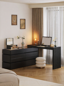 MEISD | Deluxe Luxury Black Dressing Table