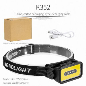 ESMARTER | USB Rechargeable Headlamp Portable LED Headlight Built in Battery Torch Portable Working Light Fishing Camping Head Light