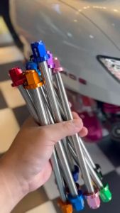 แกนล้อgiorno แกนล้อหน้าจีออโน่เลสหัวมิเนียม เฮงสกรูแท้100%เลือกสีได้ ใส่จีออโน่ได้เลยตรงรุ่นไม่ต้องแปลง ไม่ต้องรองแหวนเพิ่ม แกนล้อ แกนล้อหน้าgiorno