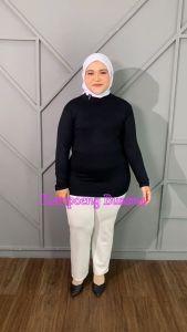 Manset Inner Basic Jumbo Lengan Panjang Bahan Spandek Rayon Premium
