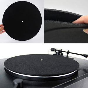 Felt Slipmat Turntable Platter Mat LP Slip Mat Audiophile 3mm Thick For LP Vinyl Record