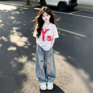 SHANGLEXIONG | Stylish Girls Summer Denim Set