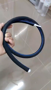 สาย Oxygen ring เติมอากาศบ่อปลา ออกซิเจนริงค์ สีดำคาดฟ้า 1เมตร ได้แต่สายไม่รวมท่อ สายเติมอากาศ  ให้ฟองอากาศละเอียดสูง