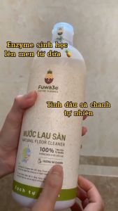 Nước lau sàn sinh học Fuwa3E tinh dầu sả chanh 1L an toàn khi tiếp xúc da không hóa chất an toàn cho sức khỏe giúp xua côn trùng bảo vệ môi trường
