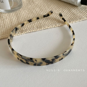 Acetate Glasses Wide Brim Hair Band Female Elegant Hair Fixer Face Wash Makeup Headband Non Slip 2024 New Arrival Fancy Hair Tie