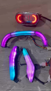 Xi Nhan Xe Điện V1 V1 Plus GR55 (Có Led Audi) Dành Cho Hãng Lihaze Zevo Livo BV2 (Nguồn Vào 12V)