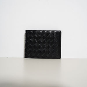 "Complex Black" Sheepskin Customized Classic Woven Ultra-Thin Multi-Functional Driving License Cover Leather Large Capacity ID Card
