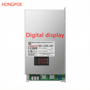1500W Digital Display Adjustable Switching Power Supply 0-12V 24V 48V 60V 72V 110V 150V 200V 110/220V AC/DC Single Output SMPS